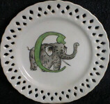 Cienfuegos Elephants Plate